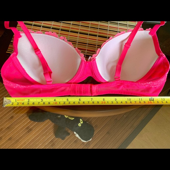 Hot pink and white lace. Xhilaration bra. 36B. - Picture 8 of 9